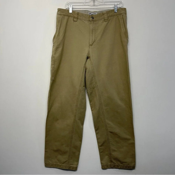 Columbia 34x30 Tan Pants Zip Pocket - Picture 1 of 8